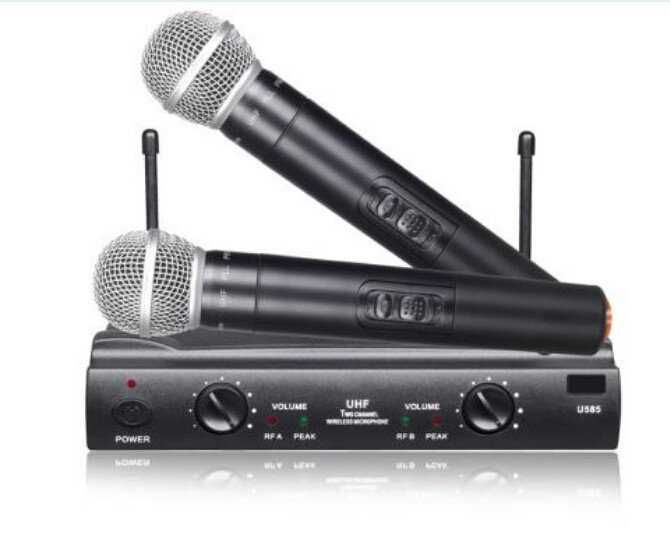 Set 2 microfoane profesionale SHURE SM58,receiver,sunet hi fi UHF,noi!