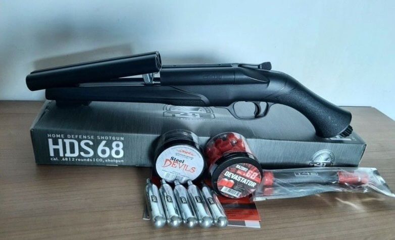 Pusca pe bile de cauciuc 16j c2