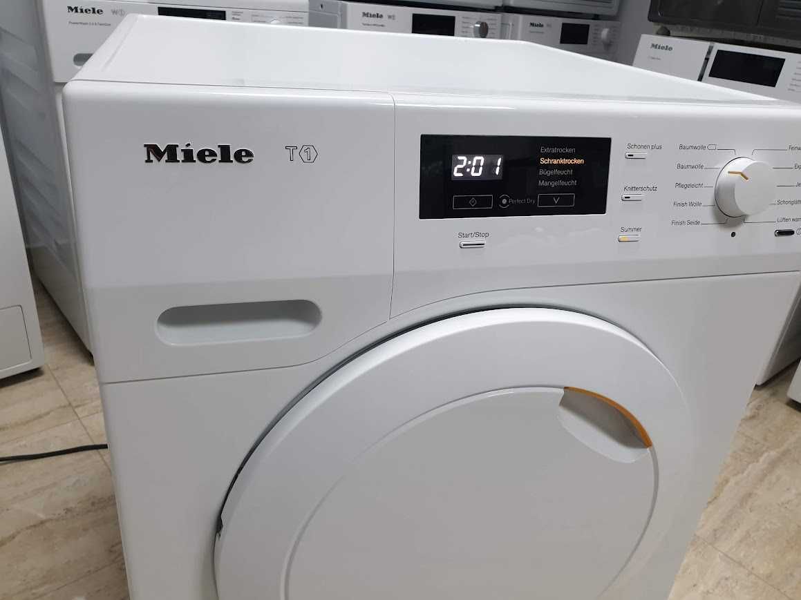 Сушилня Miele T1 - Термопомпа - Аларма - Подсветка -12м Гаранция Миеле