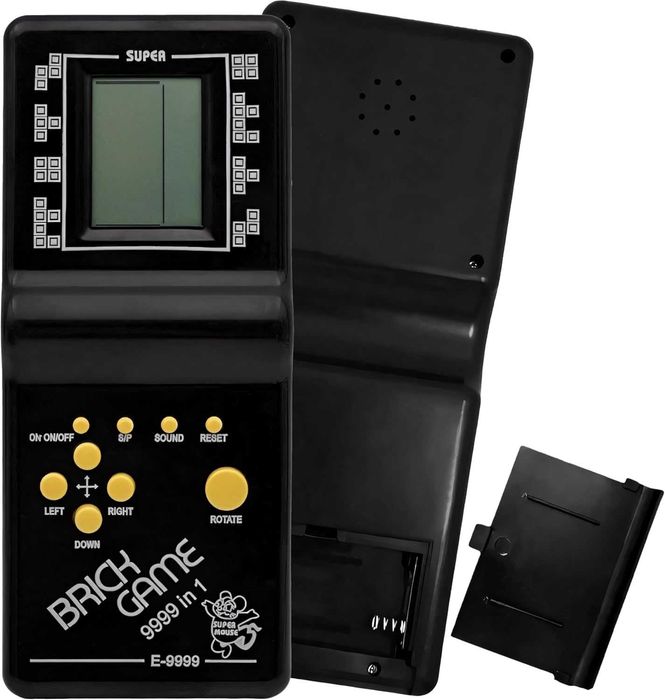 Joc retro portabil Tetris cu 9999 jocuri logice si puzzle copii adulti