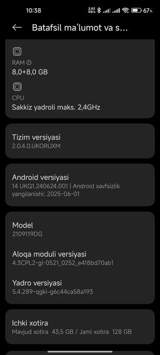 Mi 11 lite 5g ne
