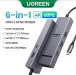 В наличии  4in1 5in1 6in1 7in1 USB HUB UGREEN Концентратор ЮСБ Хаб