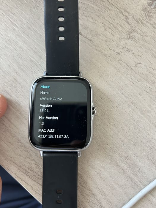 Smartwatch eWatch Audio - Funcții Bluetooth, Compatibil Android/iOS