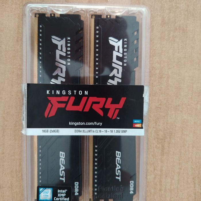 DDR4 16GB 3200mt/s Kingston fury