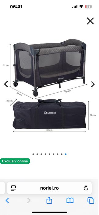 Patut cosleeper calatorie cocolle insieme