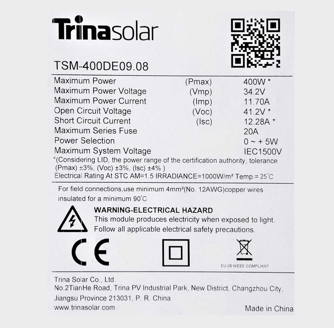 Panouri Fotovoltaice Trina Solar Vertex S