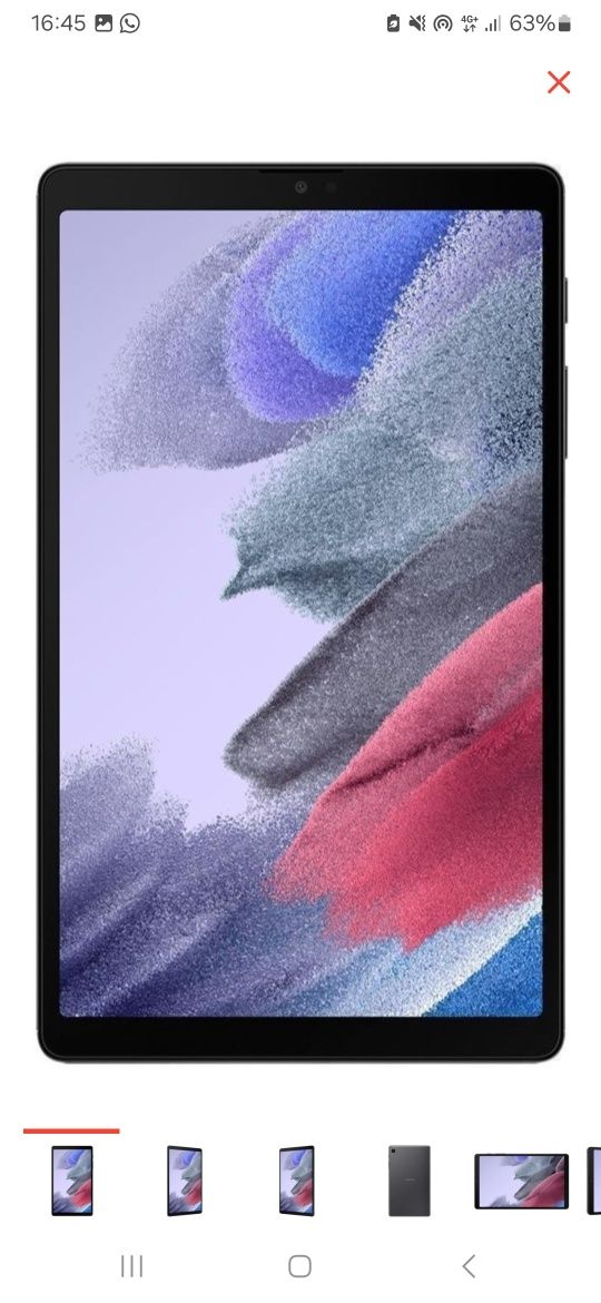Планшет Samsung Galaxy Tab A7 Lite SM-T225 8.7 дюйм 3 Гб/32 Гб серый