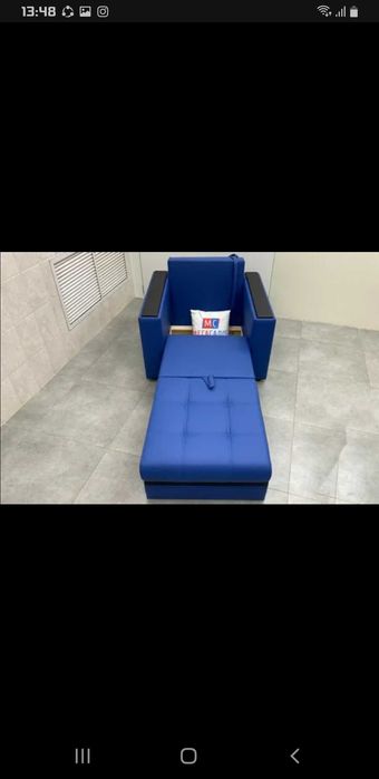 Кожанные кресла кровать 7000тг