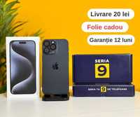 Iphone 15 Pro Max 256gb / Garantie 12 Luni / Blue Titanium / Seria9