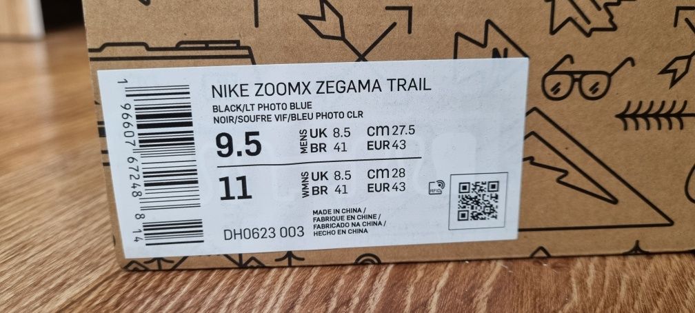 Продам кроссовки Nike Zegama Trail новые