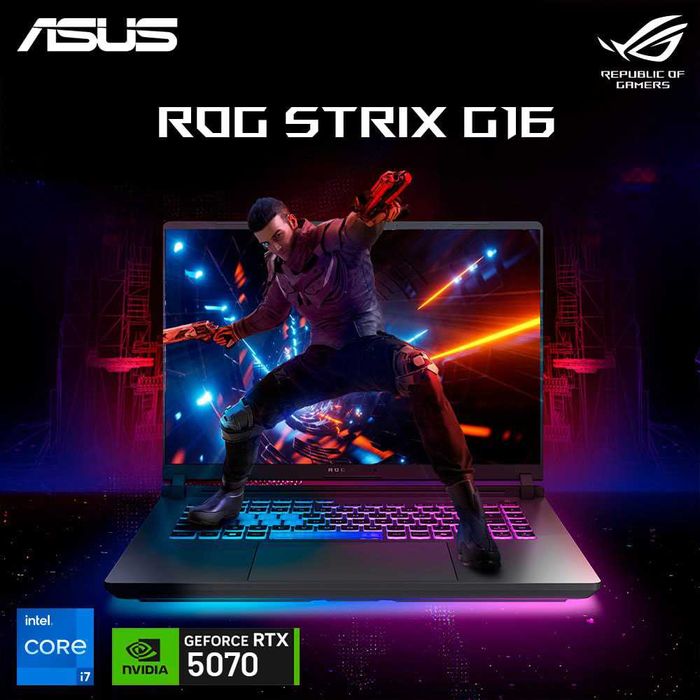 Asus ROG G16 G615 Intel i7-14650HX,16GB,1TB,RTX5070, Магазин Nout.uz