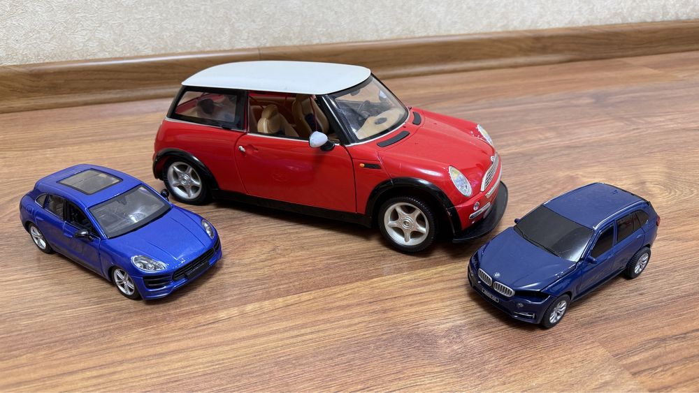 Машинки игрушечные Миникупер, БМВ, Порш