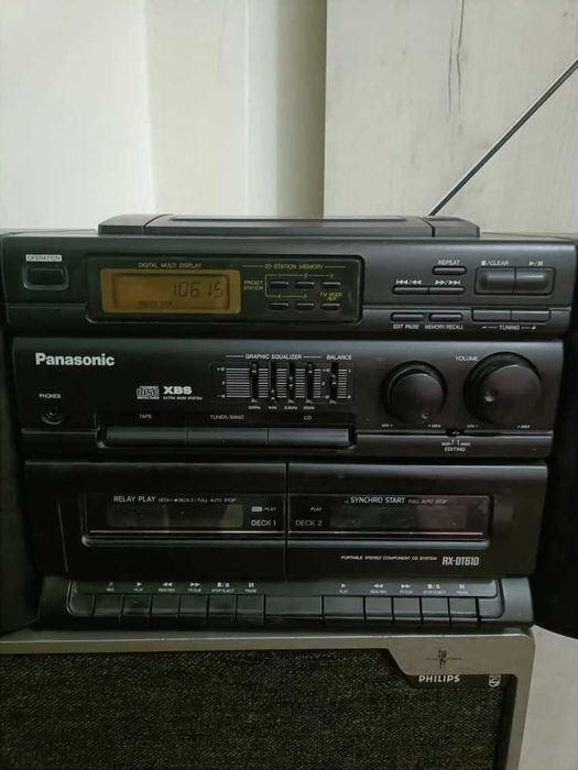 Panasonic RX DT610  radiocasetofon