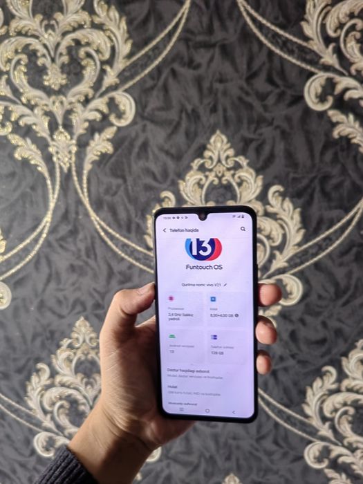 Vivo V21 8+4/128gb pubg 60fps sotiladi