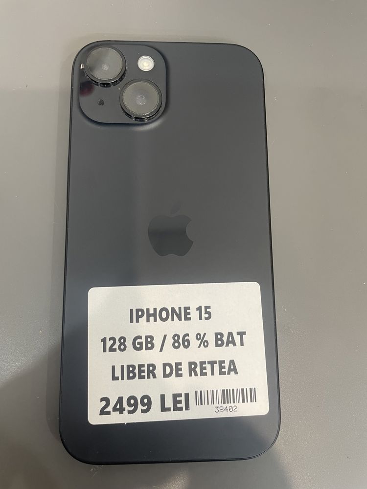 IPhone 15 128 Gb 86% Baterie Garantie #38402