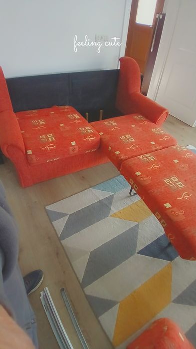 Canapea 2 locuri extensibilă