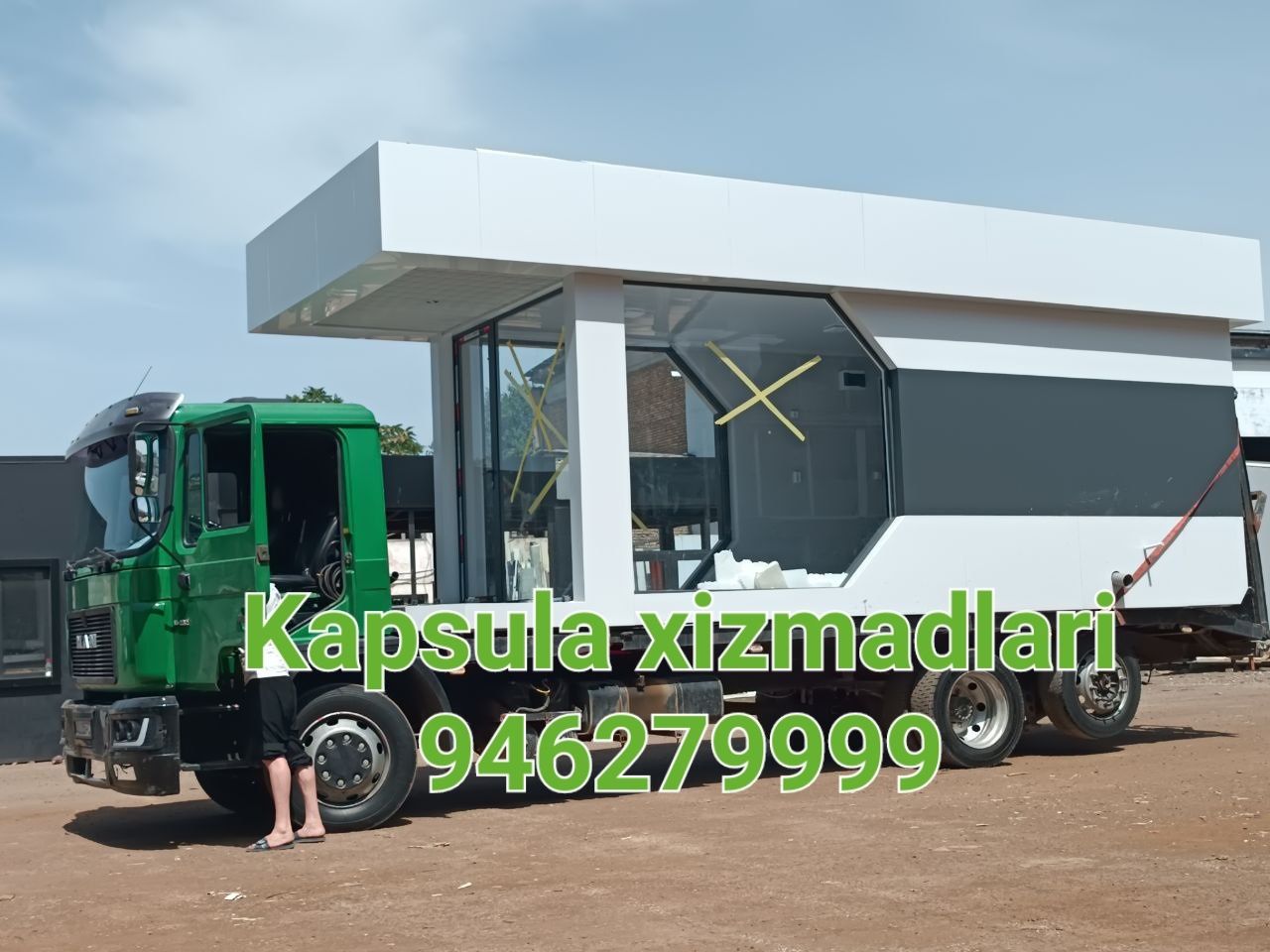 Контейнер Кантейнер капсула каштан хизмадлари