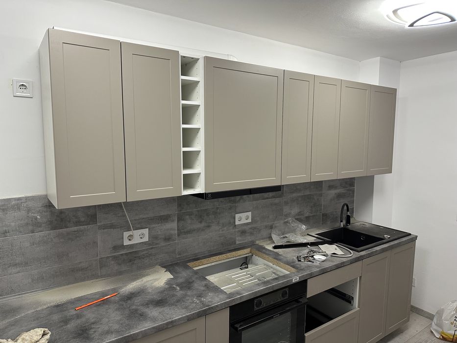 Montaj mobila inclusiv si sanitare si electrice