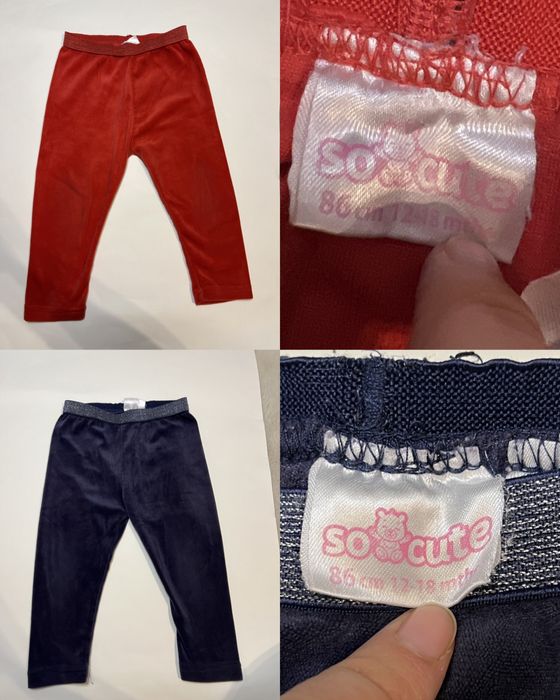 Lot pantaloni/ colanti bebe, marimea 86