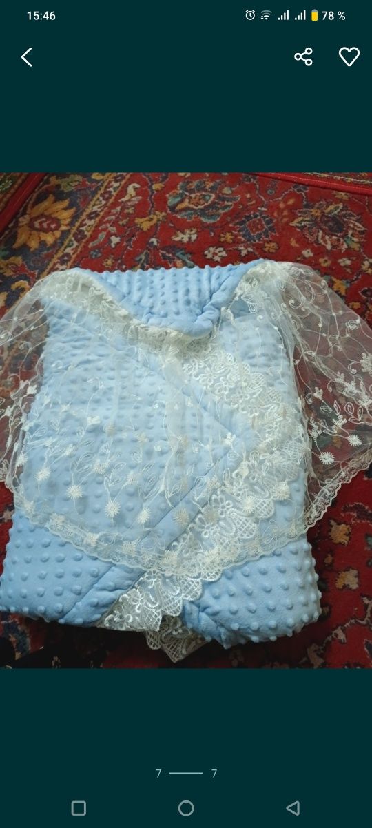 Конверт для выписки из роддома новая