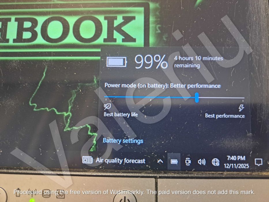 Panasonic Toughbook CF D1 MK3 gata configurat, mic defect la display