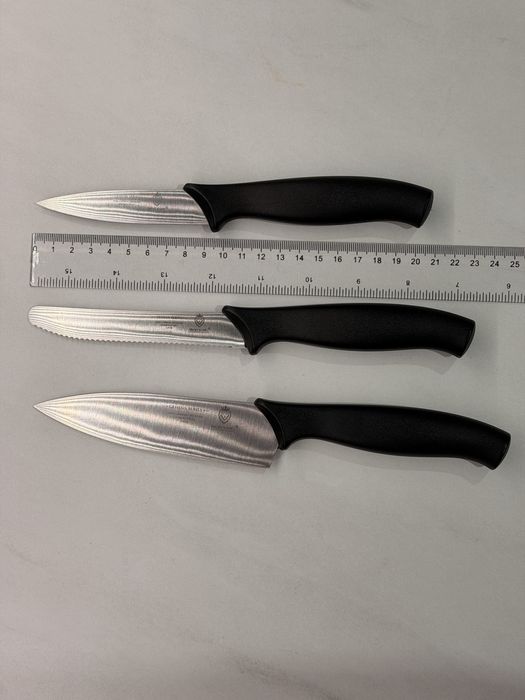 Set de 3 cuțite de bucătărie. Otel german.