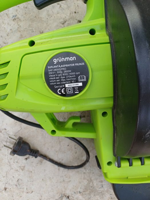 Vand suflanta frunze  si aspirator frunze .