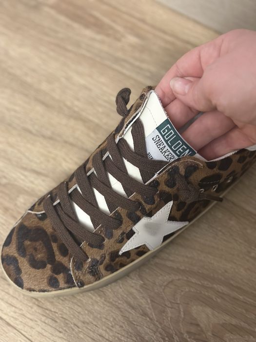 Golden goose  sneakers animal print