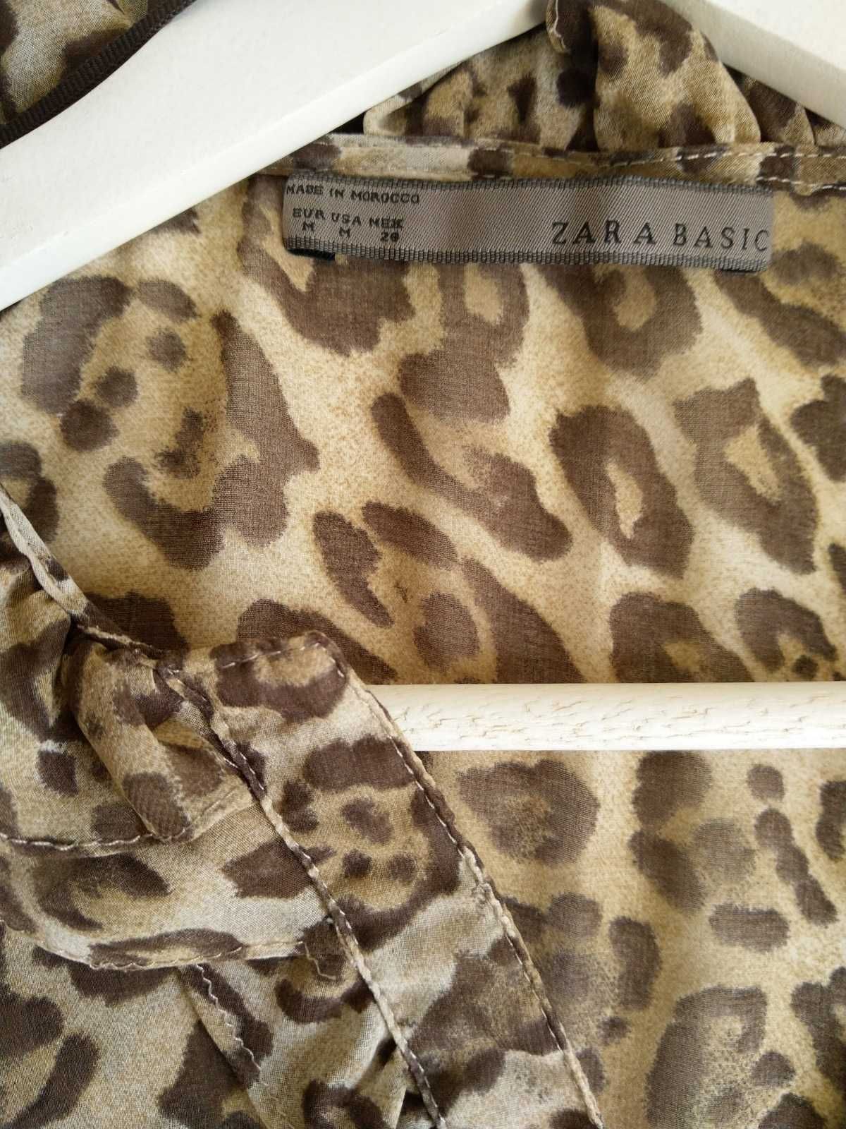Bluza imprimeu leopard, Zara, marimea M