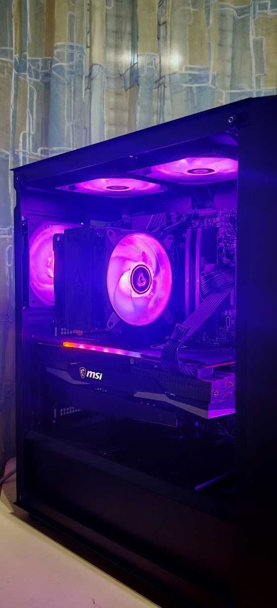 ТОП Геймърско PC R5 7600X/64Gb DDR5/1TB+1TB nVme/RX 6800XT 16Gb/Гаранц