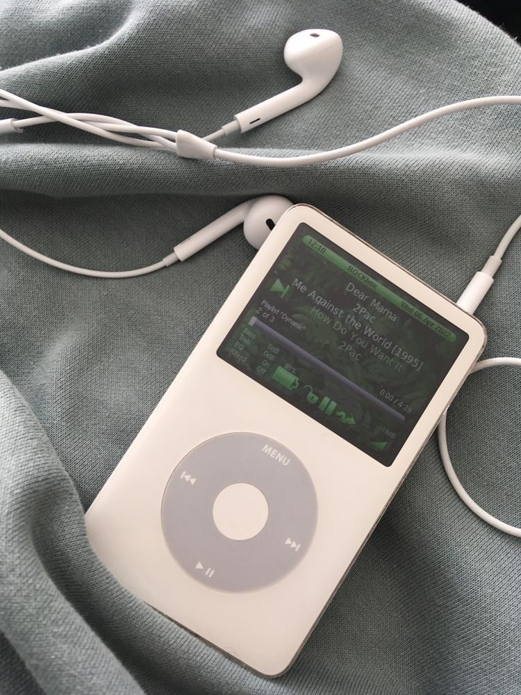 Apple ipod classic video 80 white gen 5.5 wolfson  colectie / vintage