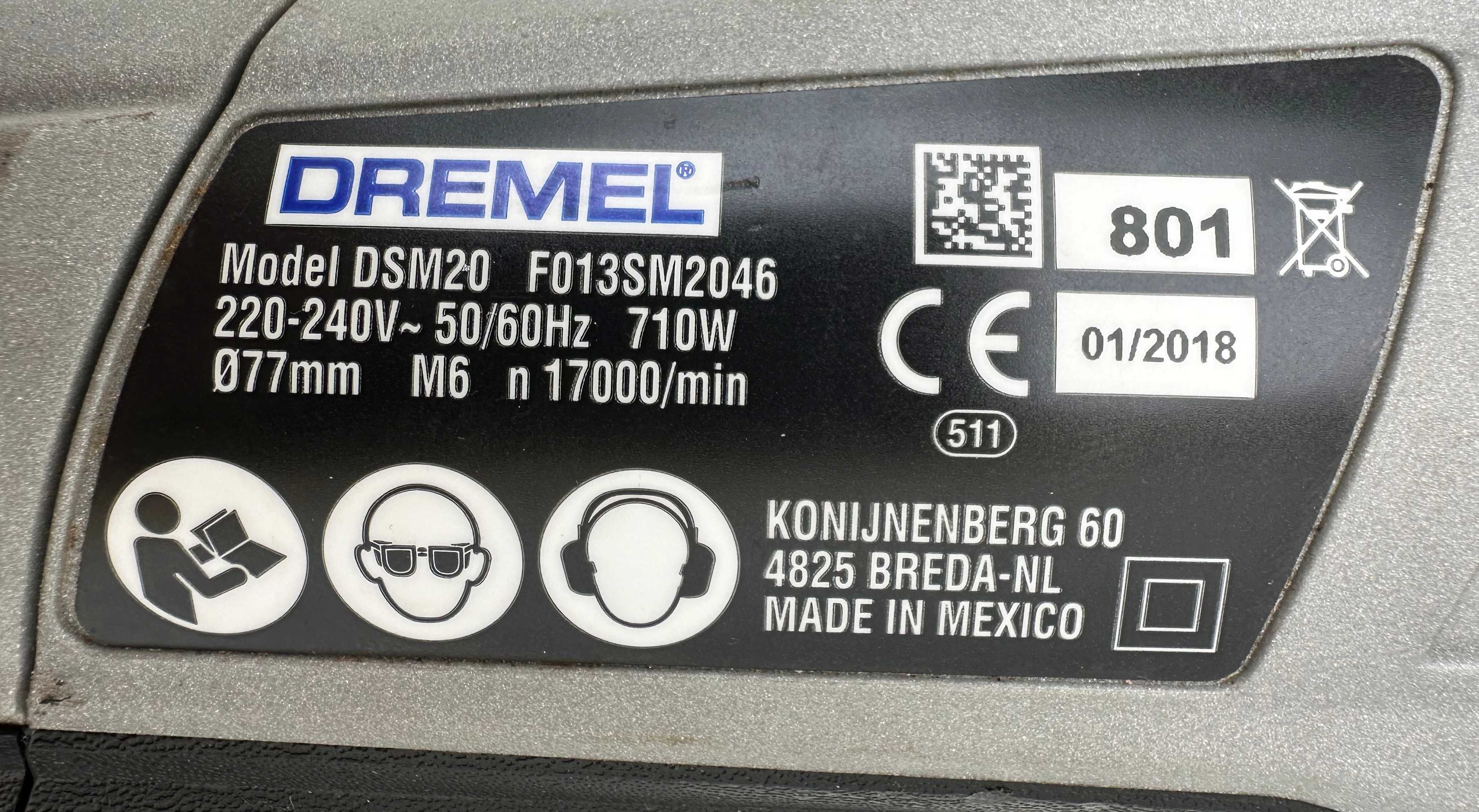Dremel DSM20 - Електрически трион циркулярен като нов!
