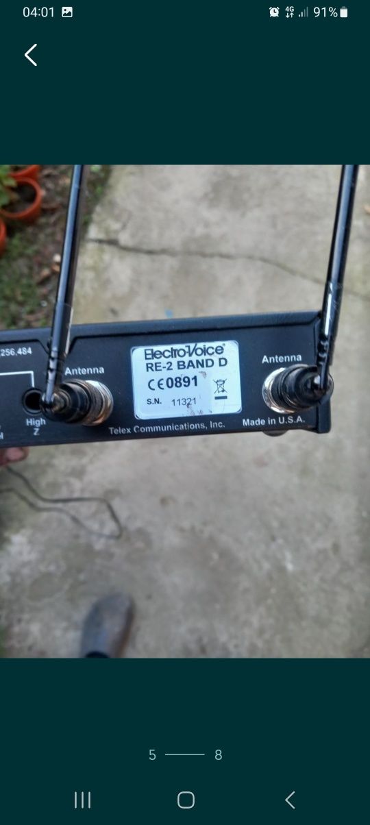 ev re 2 electrovoice receiver