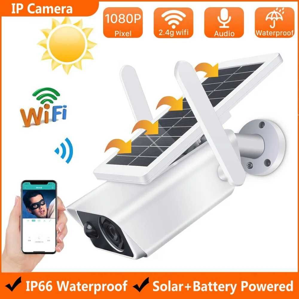 Соларна камера STELS SL40, Wi-Fi, Full HD, 3MP, PTZ, нощно виждане