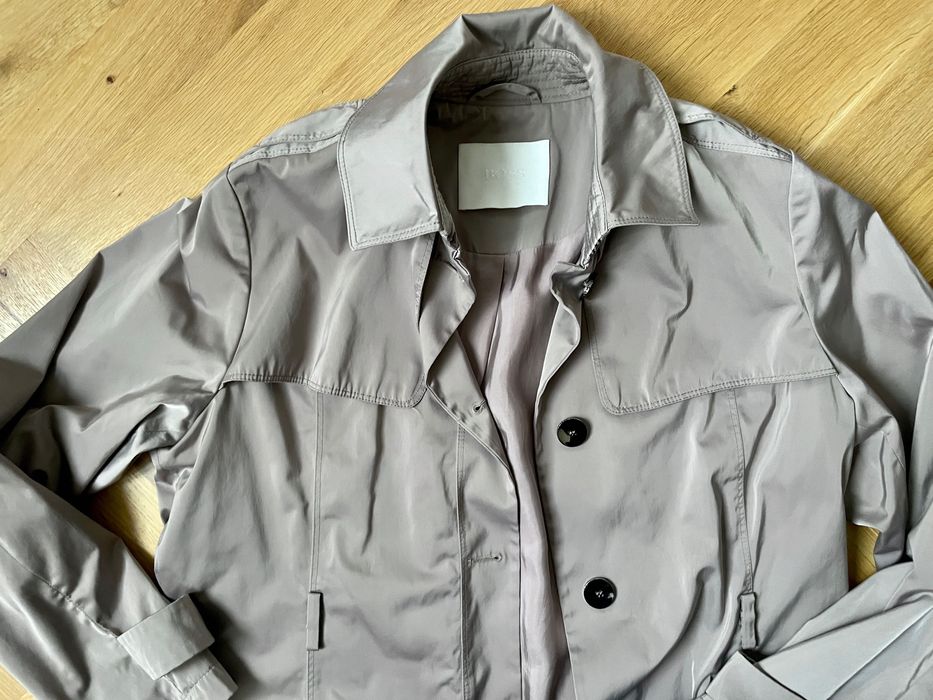 Boss дамски trench coat шлифер сатен S