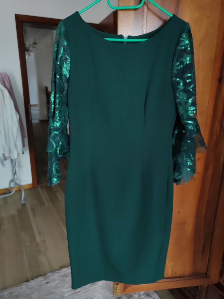 Rochie eleganta verde,