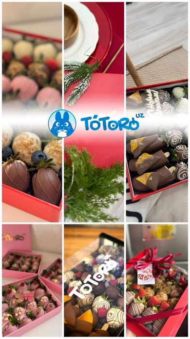 Клубника в шоколаде Ташкент купить доставка 24/7