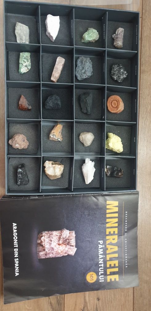 Vand colectia Mineralele Pamantului de la libertatea (1-120)