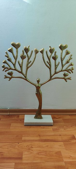 Figurina Copacul vietii metal si marmura marca Inart 230 lei