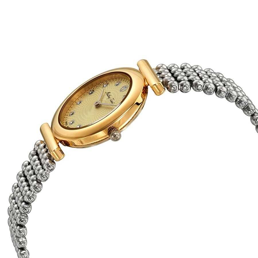 Швейцарские часы MATHEY-TISSOT Allure Crystal Gold Dial Ladies Watch