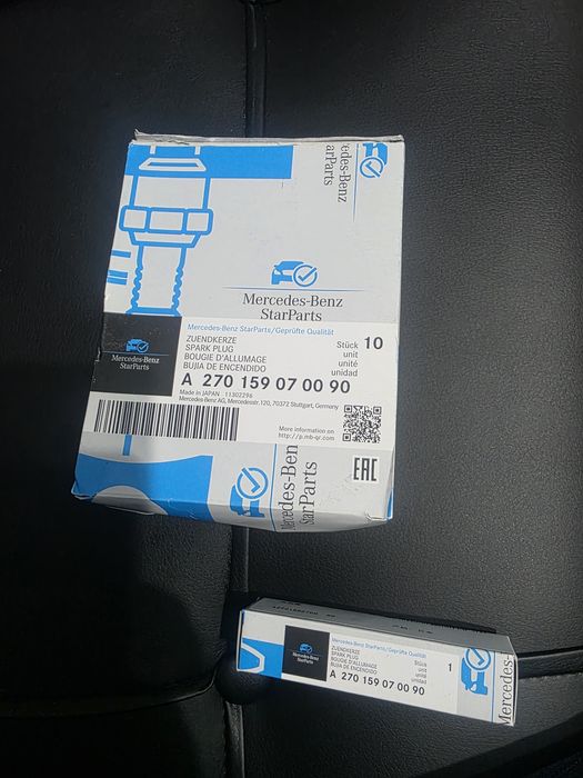 Свечи зажигания мерседес W205 W212 W213 W218 CLS GLE W167 W447