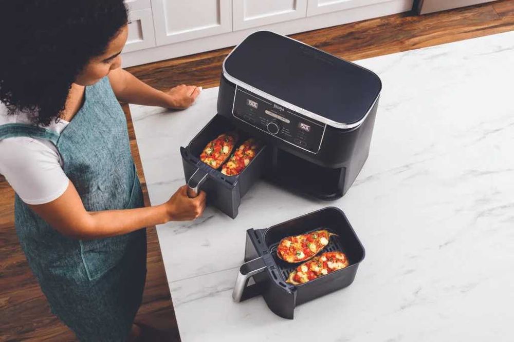 Ninja AF400EU – Air Fryer 9.5L, Dual Zone, 2470W, 2 г. гаранция