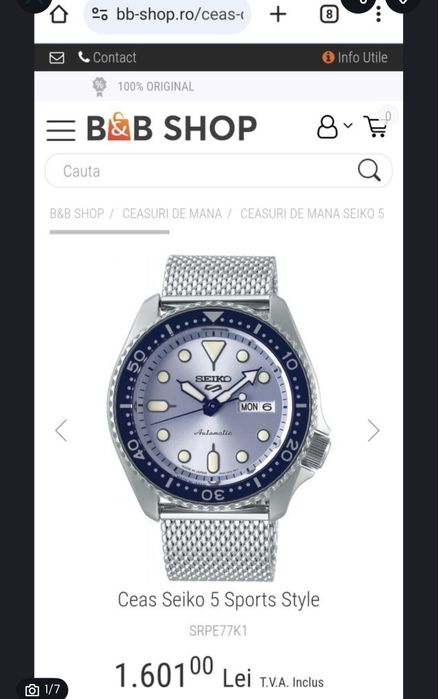 Seiko 5 Sport automatic