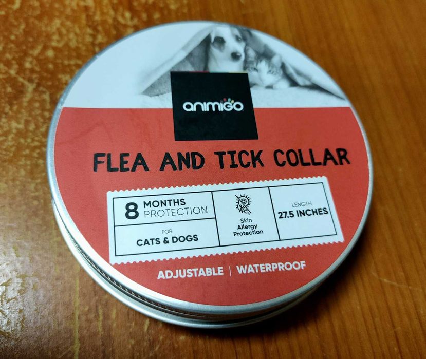 Каишка за куче или котка против кърлежи, комари, бълхи, мухи и др
