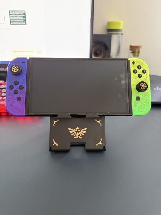 Nintendo Swich OLED Splatoon 3 edition + Cont 67 jocuri +Jocuri fizice