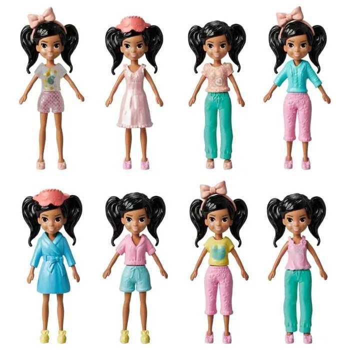 Кукла Polly Pocket с коте и аксесоари - 19 части / Mattel