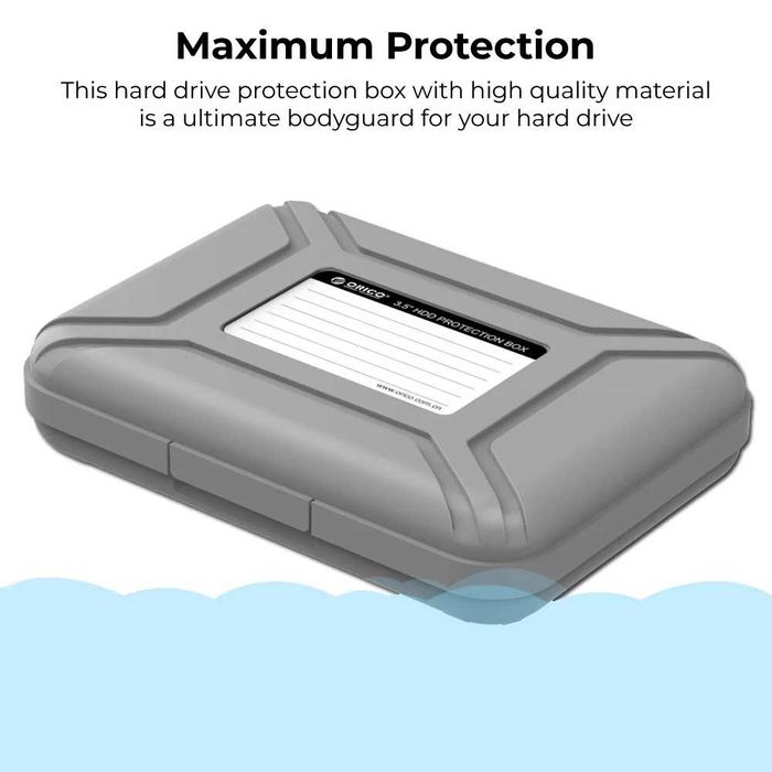 Carcasa / husa de transport si protectie pt hard-disk HDD de 3.5inch