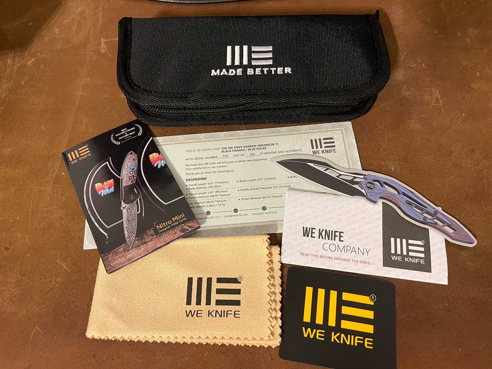 cutit / briceag CIVIVI Elementum si WEKNIFE Shakan