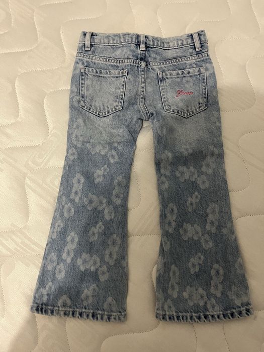 Детска розава рокля Lapin House + детски дънки Guess