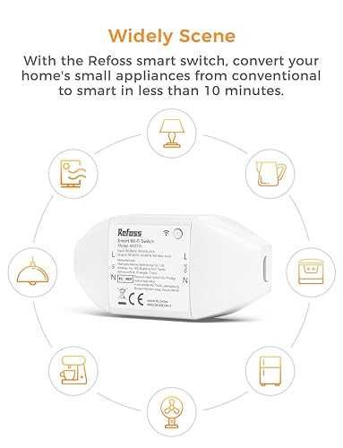 Универсален интелигентен WiFi превключвател Refoss MSS710, Alexa, WLAN